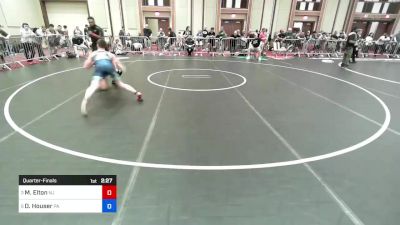 126 lbs Quarterfinal - Max Elton, Nj vs Dean Houser, Pa