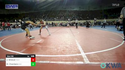 155 lbs 3rd Place - Jimmie Wildcat, Pawhuska Elks Takedown vs Madoxx Chambers, Rwc