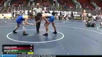 180 lbs Round 1 (6 Team) - Landen Parker, Bad Bass WC vs Nathan Andrina, Southwest Impact