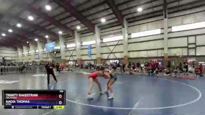 125 lbs Cons. Round 3 - Trinity Rakestraw, Oklahoma vs Nadia Thomas, Utah