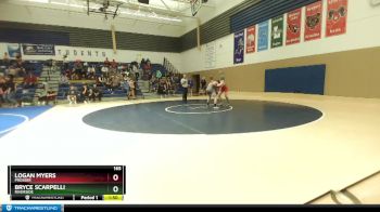 165 lbs Quarterfinal - Bryce Scarpelli, Riverside vs Logan Myers, Prosser