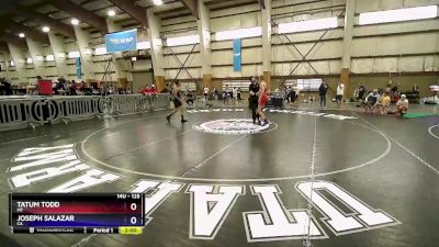 125 lbs Cons. Round 3 - Tatum Todd, MT vs Joseph Salazar, CA