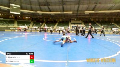 67 lbs Consi Of 8 #1 - Zander Melendez, Dethrone vs Benex Velasco, Nova Wrestling Club