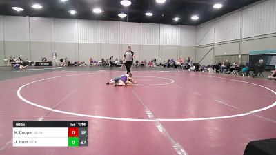 80 lbs Rr Rnd 3 - Keegan Cooper, Sisters On The Mat Purple vs Joely Hunt, Sisters On The Mat Pink