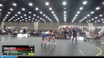 191 lbs 2nd Wrestleback (16 Team) - Alexis Tupuola, University Of Providence vs Karla Roman, Brewton-Parker