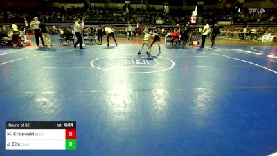 100 lbs Round Of 32 - Michael Krajewski, Secaucus vs Jake Eife, Centurion