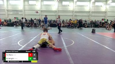 210 lbs Round 1 (10 Team) - Nick Mara, Ohio Gold 10K vs Braylon Wright, Ohio Gold 24K