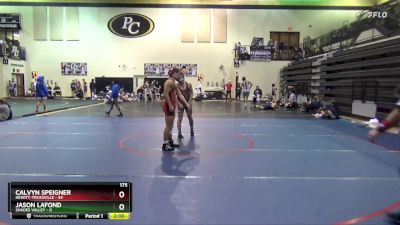 175 lbs Round 2 (10 Team) - Calvyn Speigner, Hewitt-Trussville vs Jason Lafond, Shades Valley