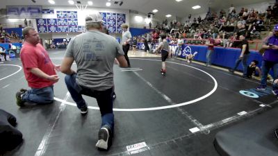 70 lbs Rr Rnd 1 - Westley Houser, Bristow Wrestling Club vs Ryder Hatcher, Harrah Little League Wrestling