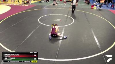 55 lbs Quarterfinal - Madden Peters, Wabasso vs Sully Samp, Fergus Falls