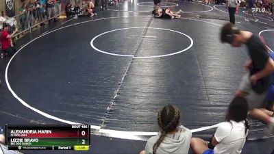 100 lbs Quarterfinal - Alexandria Marin, Clovis High vs Lizzie Bravo, Big Dog Ranch