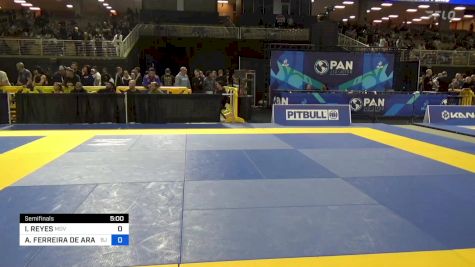 ISRAEL REYES vs ADRIANO FERREIRA DE ARAUJO E SIL 2024 Pan Jiu Jitsu IBJJF Championship