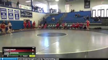 157 lbs Round 3 (4 Team) - Zarik Anderson, Dubuque vs Tyson Nisley, Wabash