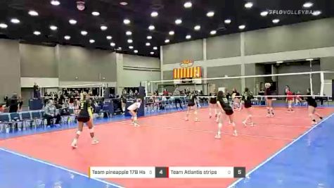 Team pineapple 17B Harris vs Team Atlantis strips - 2022 JVA World Challenge presented by Nike - Expo Only