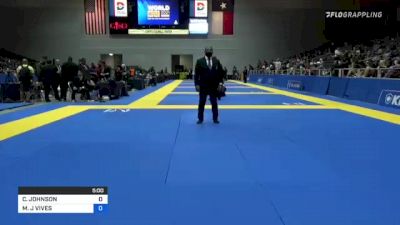 CHARLES JOHNSON vs MARK J VIVES 2021 World IBJJF Jiu-Jitsu No-Gi Championship