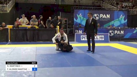 REUBEN MARTINEZ vs FERNANDO ALONSO MARTINEZ 2024 Pan Jiu Jitsu IBJJF Championship