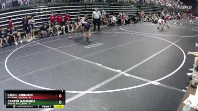 132 lbs Round 1 (6 Team) - Carter Kamanda, Kansas Anacondas vs Lance Johnson, Wyoming Twisters