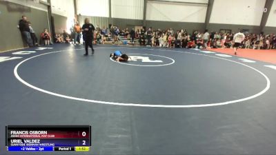 70 lbs Round 1 - Francis Osborn, Askeo International Mat Club vs Uriel Valdez, Sunnyside Ironman Wrestling