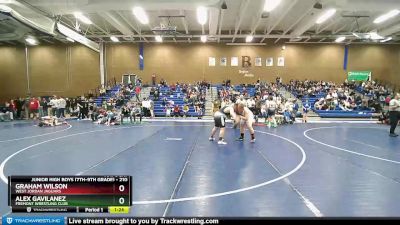 210 lbs Champ. Round 1 - Alex Gavilanez, Fremont Wrestling Club vs Graham Wilson, West Jordan Jaguars