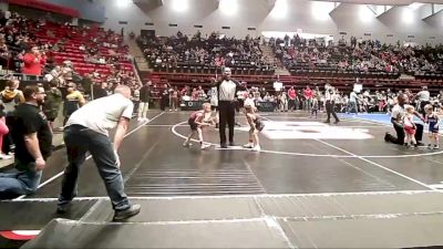 55 lbs Consi Of 16 #2 - Brantlee Coffey, Wagoner Takedown Club vs Ryder Shaw, Barnsdall Youth Wrestling