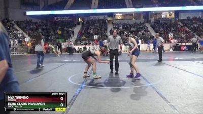 115 lbs Cons. Round 1 - Mya Trevino, Russell vs Echo Clark Pavlovich, Smoky Valley