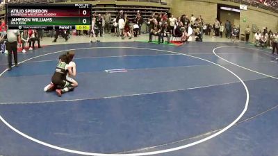 82 lbs Champ. Round 1 - Atilio Speredon, Sanderson Wrestling Academy vs Jameson Williams, Gold Rush