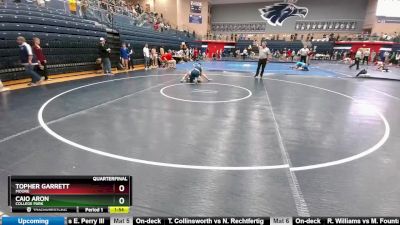 126 lbs Quarterfinal - Caio Aron, College Park vs Topher Garrett, Moore