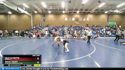 95 lbs Round 1 - Tayva Valeti, Champions Wrestling Club vs Lilly La Notte, Wasatch