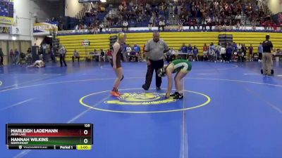 125 lbs Cons. Round 2 - Marleigh Lademann, AVON LAKE vs Hannah Wilkins, NORTHMONT