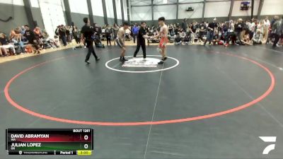 152 lbs Champ. Round 1 - David Abramyan, WA vs Julian Lopez, OR