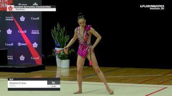 Sophie Crane - Ball, Ontario - 2019 Canadian Gymnastics Championships - Rhythmic