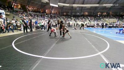 43 lbs Semifinal - Dylan Harris, Hurricane Wrestling Academy vs Stella McCarther, Clinton Youth Wrestling