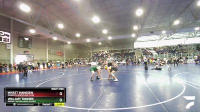 175 lbs Quarterfinal - William Tanner, Green Canyon High School vs Wyatt Hanssen, Wasatch Wrestling Club