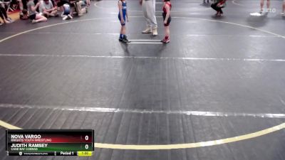 41 lbs Round 2 - Judith Ramsey, Cane Bay Cobras vs Nova Vargo, Knights Youth Wrestling