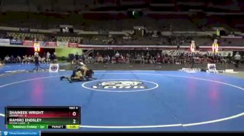 120 lbs Sat 12 - Ramiro Endsley, Ocean Lakes vs Shaineek Wright, Granby HS