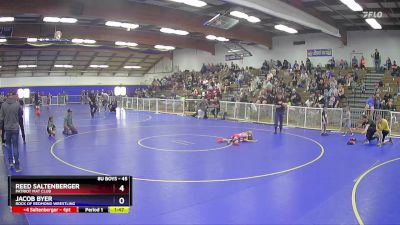 45 lbs Round 3 - Reed Saltenberger, Patriot Mat Club vs Jacob Byer, Rock Of Redmond Wrestling