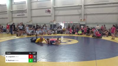 50 lbs Final - Gracie Logsdon, Valkyrie Girls WC vs Paislee Redman, Swag Sisters