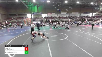 78 lbs Rr Rnd 2 - Wynston Rollins, Top Notch WC vs Drake Gonzales, Pueblo County WC