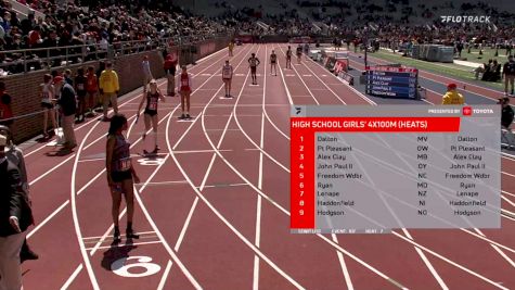 High School Girls' 4x100m Relay, Prelims 36