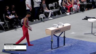 Vishal Mandava - Pommel Horse, Cypress Academy - 2021 US Championships