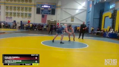 215 lbs Cons. Round 2 - Cullen Parsell, Lake Forest H S vs Patrick Donahue, Cape Henlopen H S