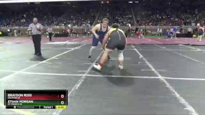 D4-285 lbs Cons. Round 2 - Ethan Morgan, St Francis HS vs Braydon Ross, Decatur HS