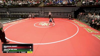 126 lbs Cons. Round 2 - Braedon Kinney, Orem vs Draycin Nelson, Ridgeline