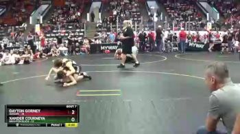 110 lbs Semis & 1st Wrestleback (8 Team) - Xander Courneya, Brighton Black vs Dayton Gorney, Hudson