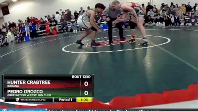 182 lbs Cons. Round 2 - Pedro Orozco, Greenwood Wrestling Club vs Hunter Crabtree, Indiana