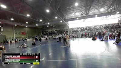 80 lbs Cons. Round 2 - Cooper Walker, Wyoming Underground vs Parker Hansen, Green River Grapplers