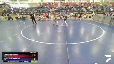 102 lbs Champ. Round 2 - Jovanni Tovar, FL vs Reece Movahead, VA