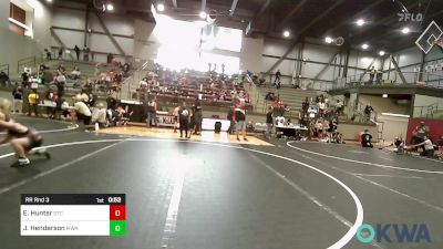 75 lbs Rr Rnd 3 - Ewan Hunter, Owasso Takedown Club vs Jensen Henderson, Morris Wrestling Association