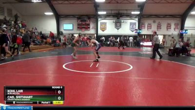 138 lbs Round 5 - Cael Smithhart, Cedar Rapids Kennedy vs Kohl Lair, Burlington