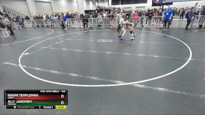 145 lbs Cons. Round 2 - Elly Janovsky, Indiana vs Naomi Templeman, Iowa